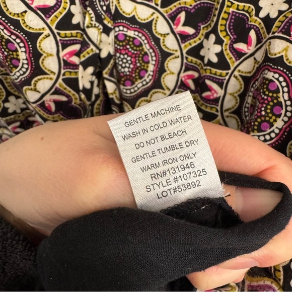 Jude Connally Tile Medallion Printed Tiered Boho Cotton Midi Dress Size Medium - Picture 9 of 11